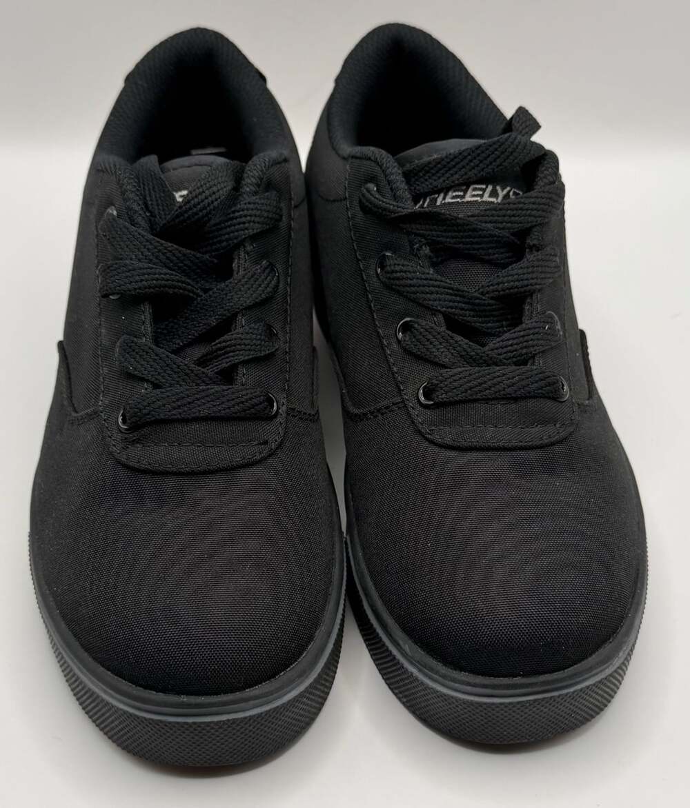 Heelys Launch Size YTH5 Black Canvas Skate Shoes